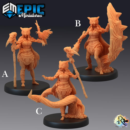 Owlbear Druid (Medium) | #050 - Infested Woodlands | EPIC | 28mm