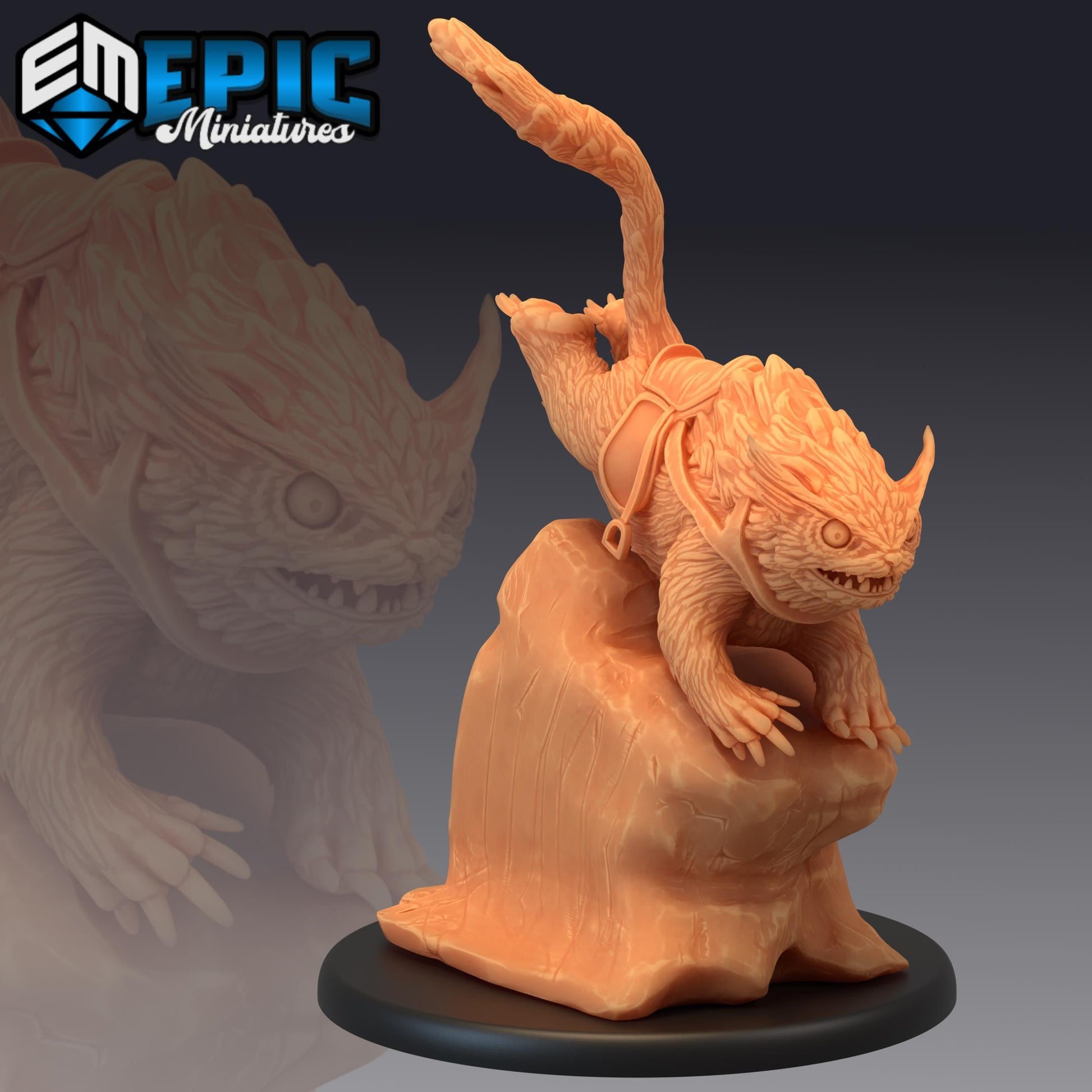 Owl Cat (Large) | #050 - Infested Woodlands | EPIC | 28mm