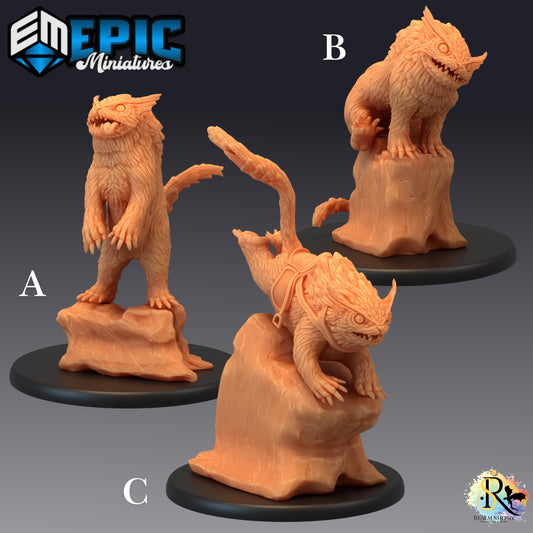 Owl Cat (Large) | #050 - Infested Woodlands | EPIC | 28mm