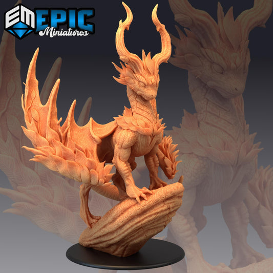 Guardian Leaf Dragon (Gargantuan) | #047 - Deadly Sins | EPIC | 28mm