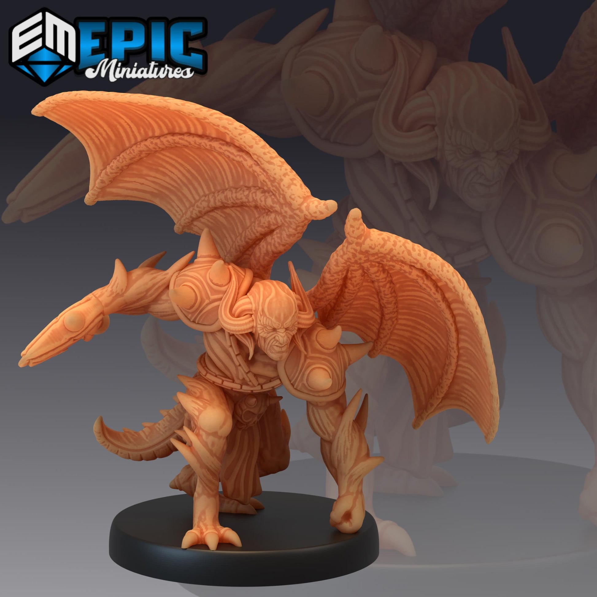 Winged Devil Army (Medium) | #047 - Deadly Sins | EPIC | 28mm