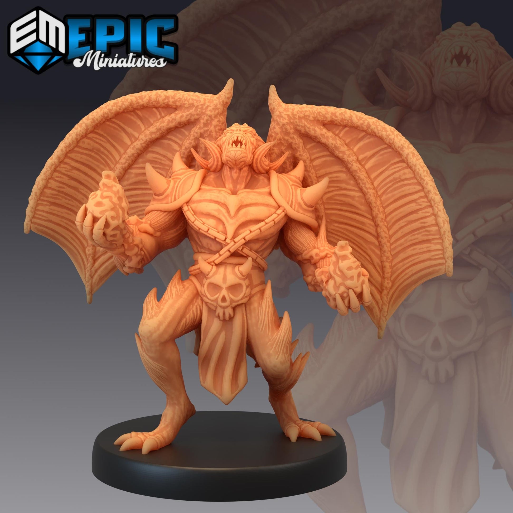 Winged Devil Army (Medium) | #047 - Deadly Sins | EPIC | 28mm