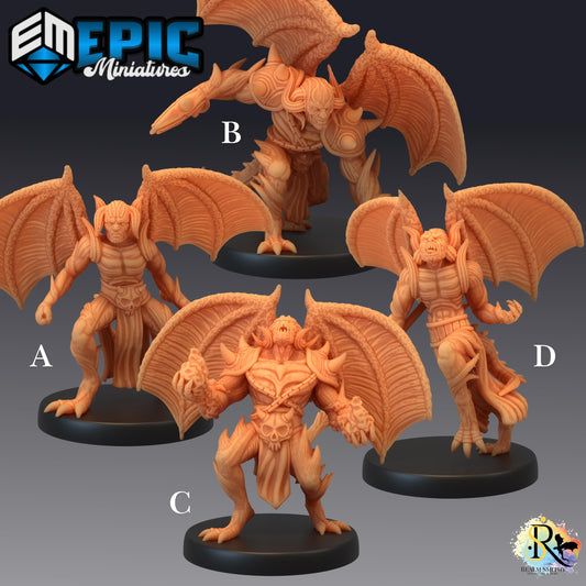 Winged Devil Army (Medium) | #047 - Deadly Sins | EPIC | 28mm