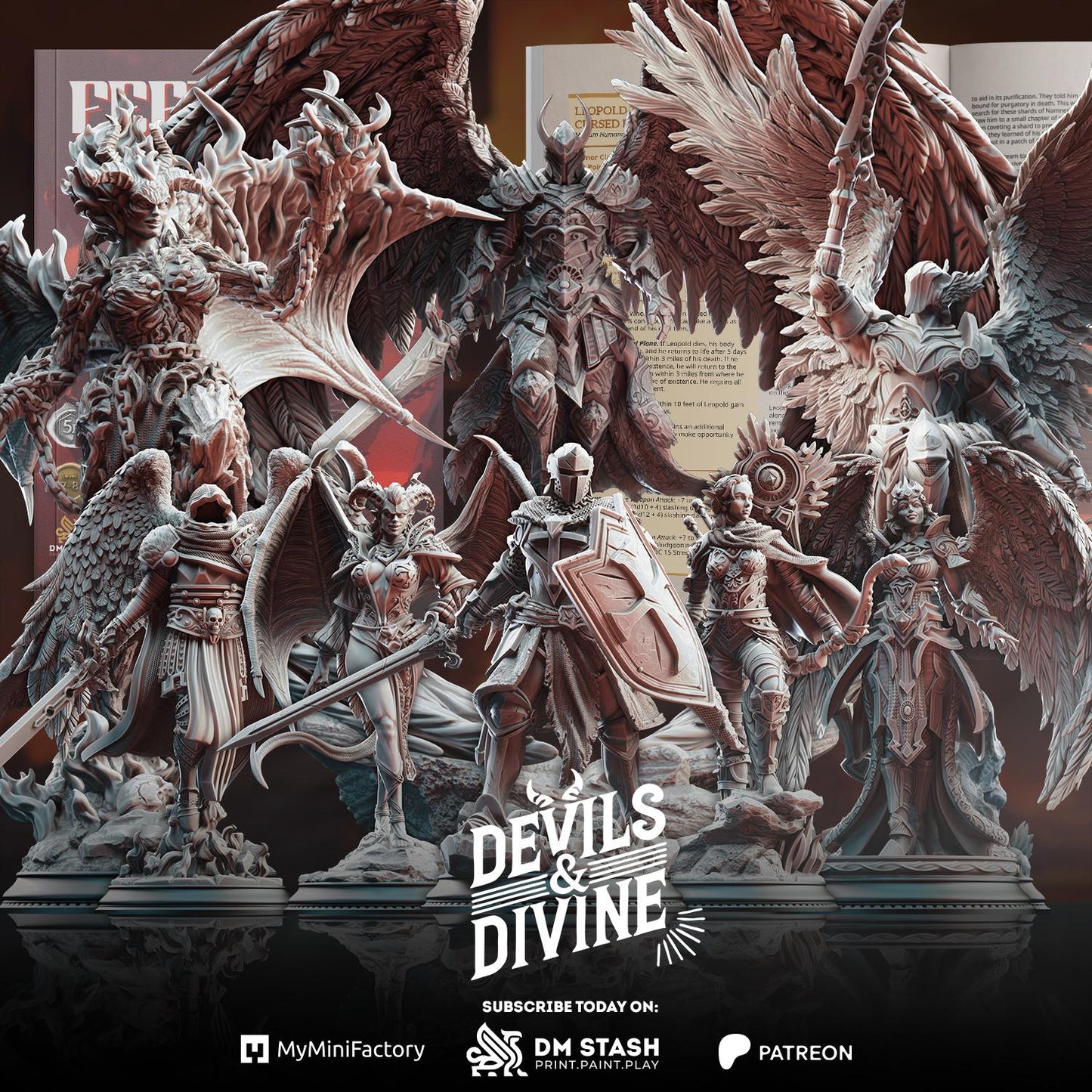 Leopold the Undying - Cursed Paladin (Medium) | DM Stash | Premium DnD Miniature High Quality Resin