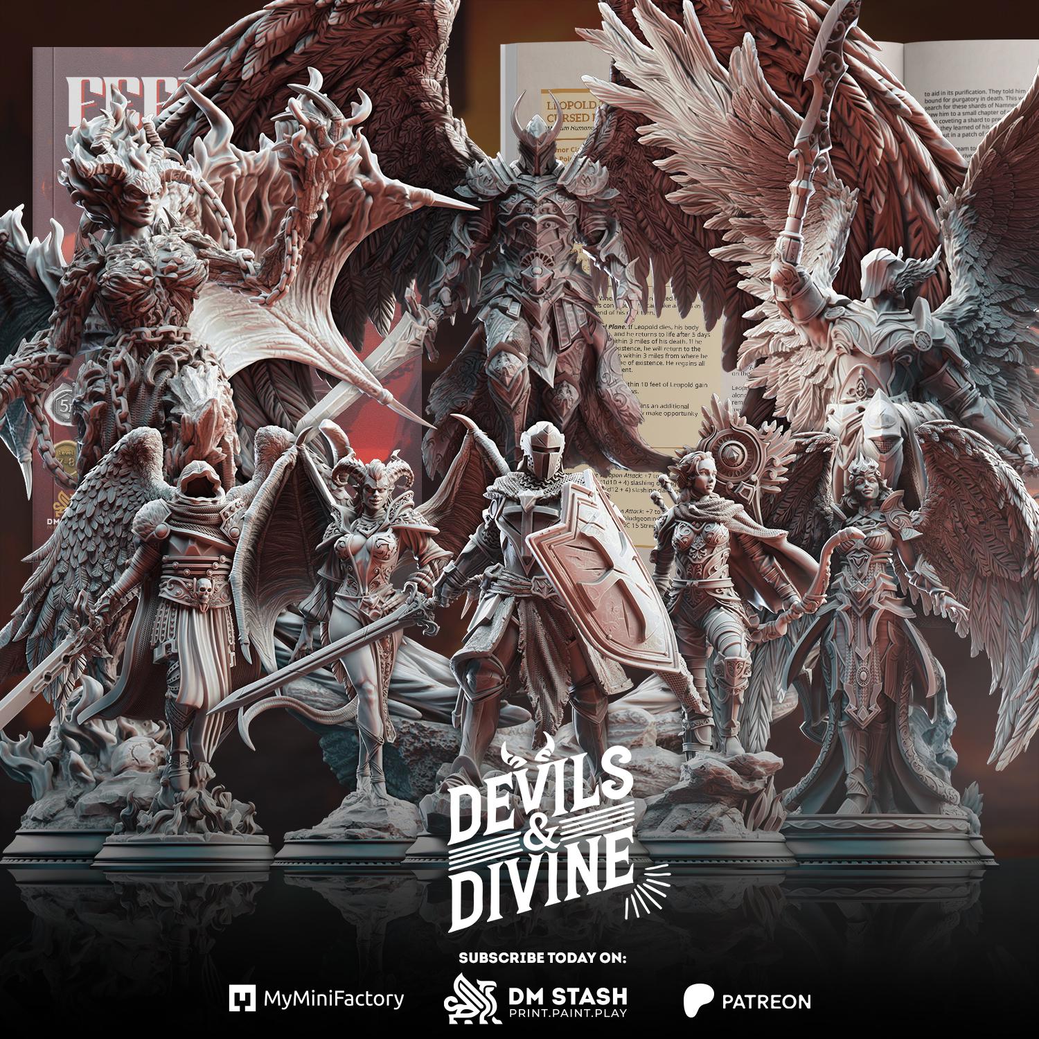 Leopold the Undying - Cursed Paladin (Medium) | DM Stash | Premium DnD Miniature High Quality Resin