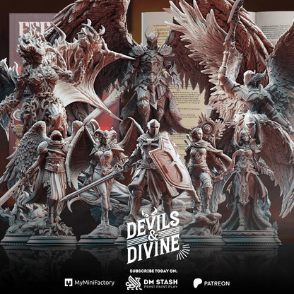 Leopold the Undying - Cursed Paladin (Medium) | DM Stash | Premium DnD Miniature High Quality Resin