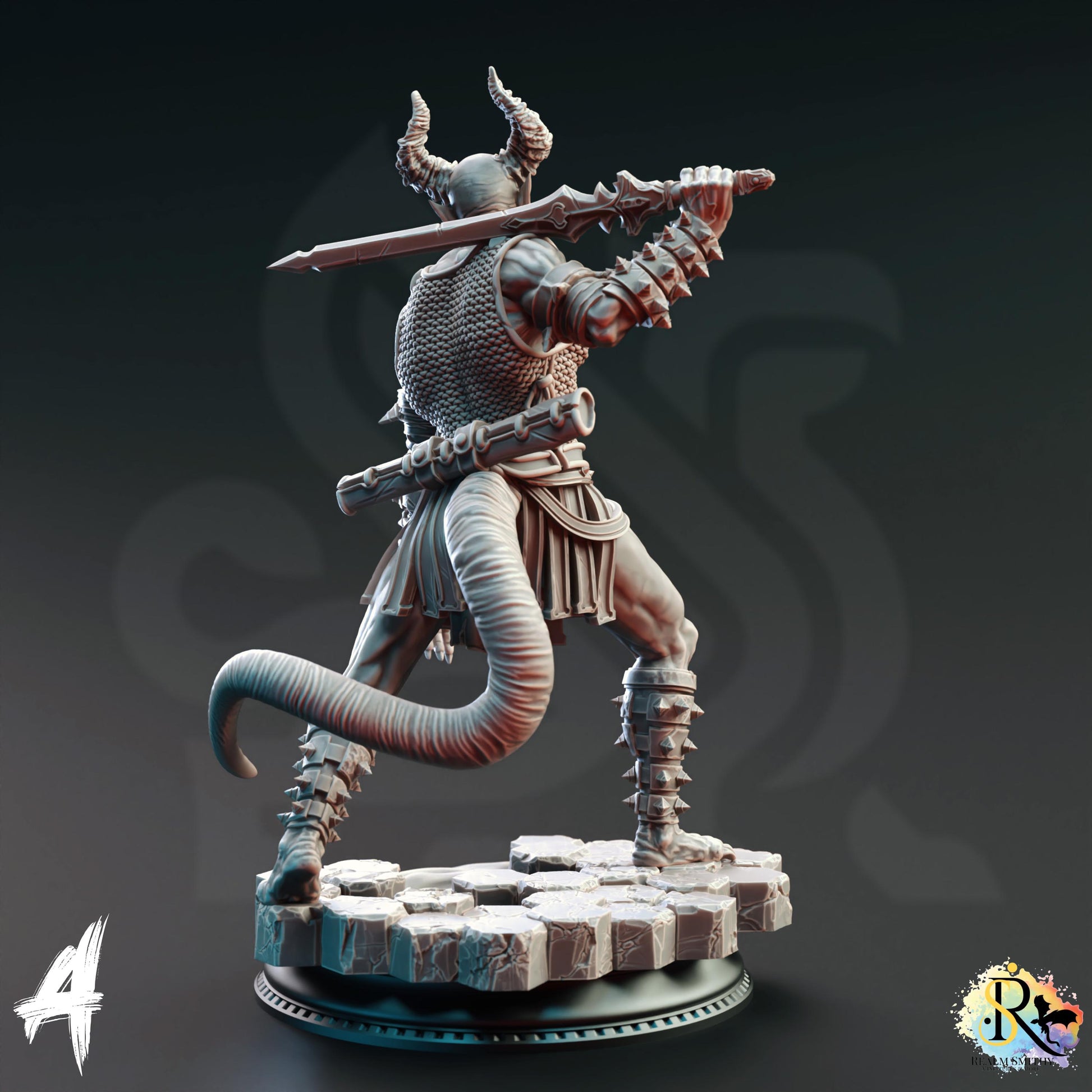 Demons of the Abyss - Nosmeni Warriors (Medium) | DM Stash | 32mm Scale | Devils & Divine Pack