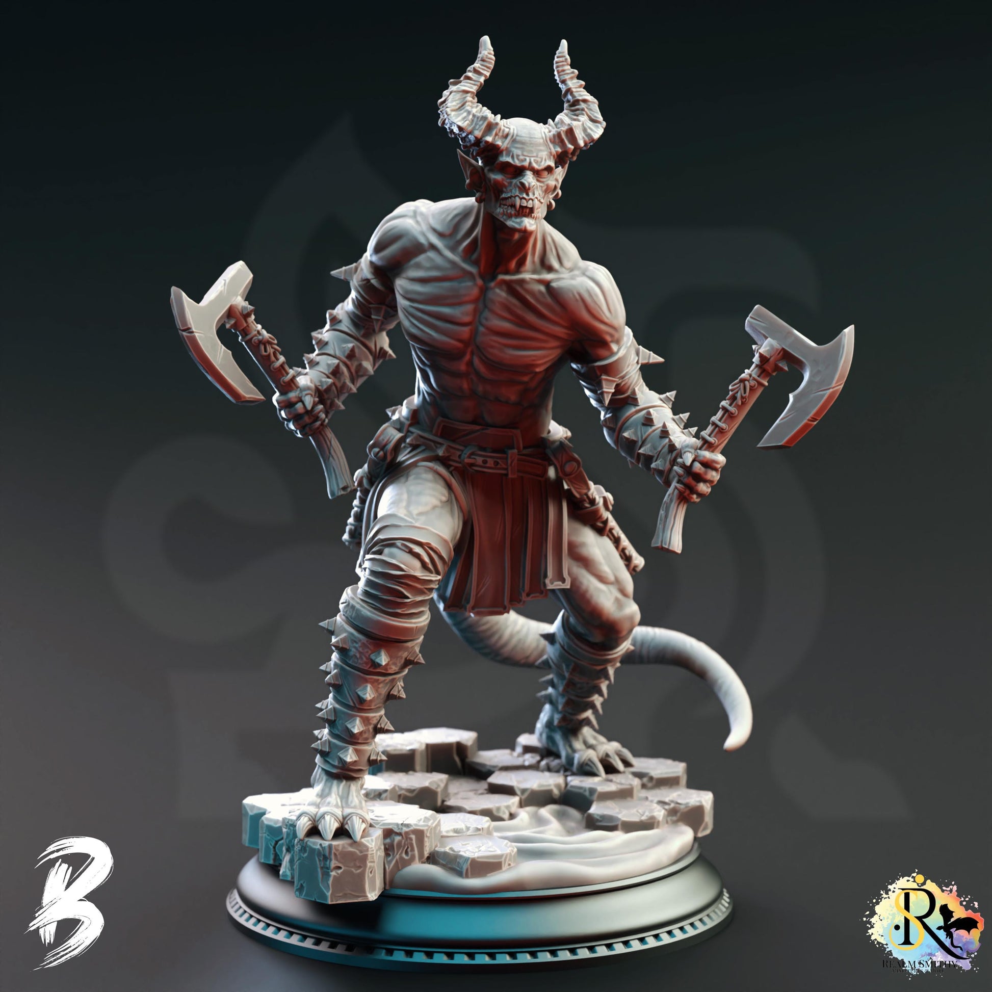 Demons of the Abyss - Nosmeni Warriors (Medium) | DM Stash | 32mm Scale | Devils & Divine Pack