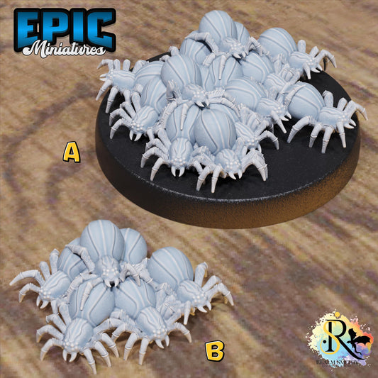 Spider Swarm (Medium) | Premium DnD Miniatures | High Quality Resin | D&D RPG