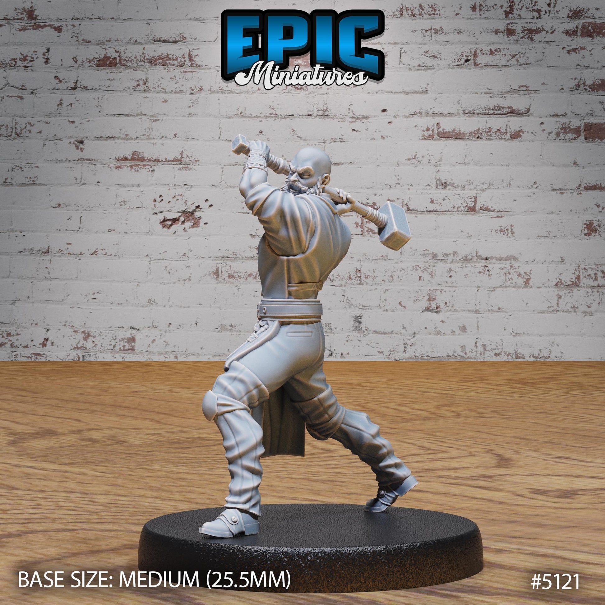 Imprisoned Blacksmith (Medium)| Premium DnD Miniatures | High Quality Resin | D&D RPG