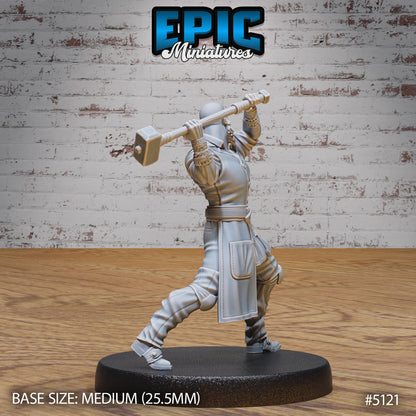 Imprisoned Blacksmith (Medium)| Premium DnD Miniatures | High Quality Resin | D&D RPG