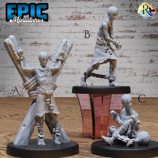 Old Prisoner v2 (Medium)| Premium DnD Miniatures | High Quality Resin | D&D RPG