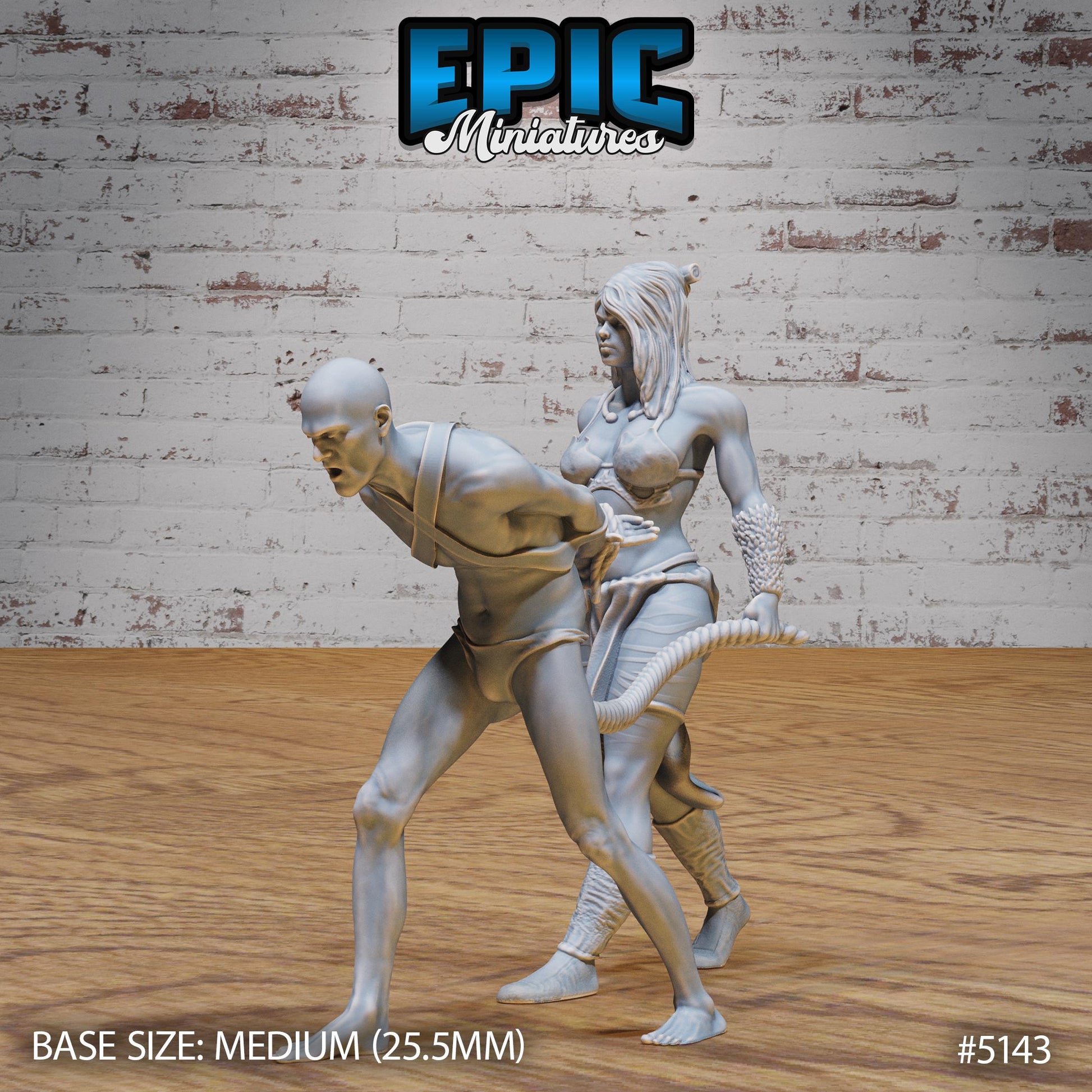 Female Slaver (Medium) | Premium DnD Miniatures | High Quality Resin | D&D RPG