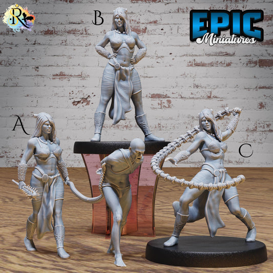 Female Slaver (Medium) | Premium DnD Miniatures | High Quality Resin | D&D RPG
