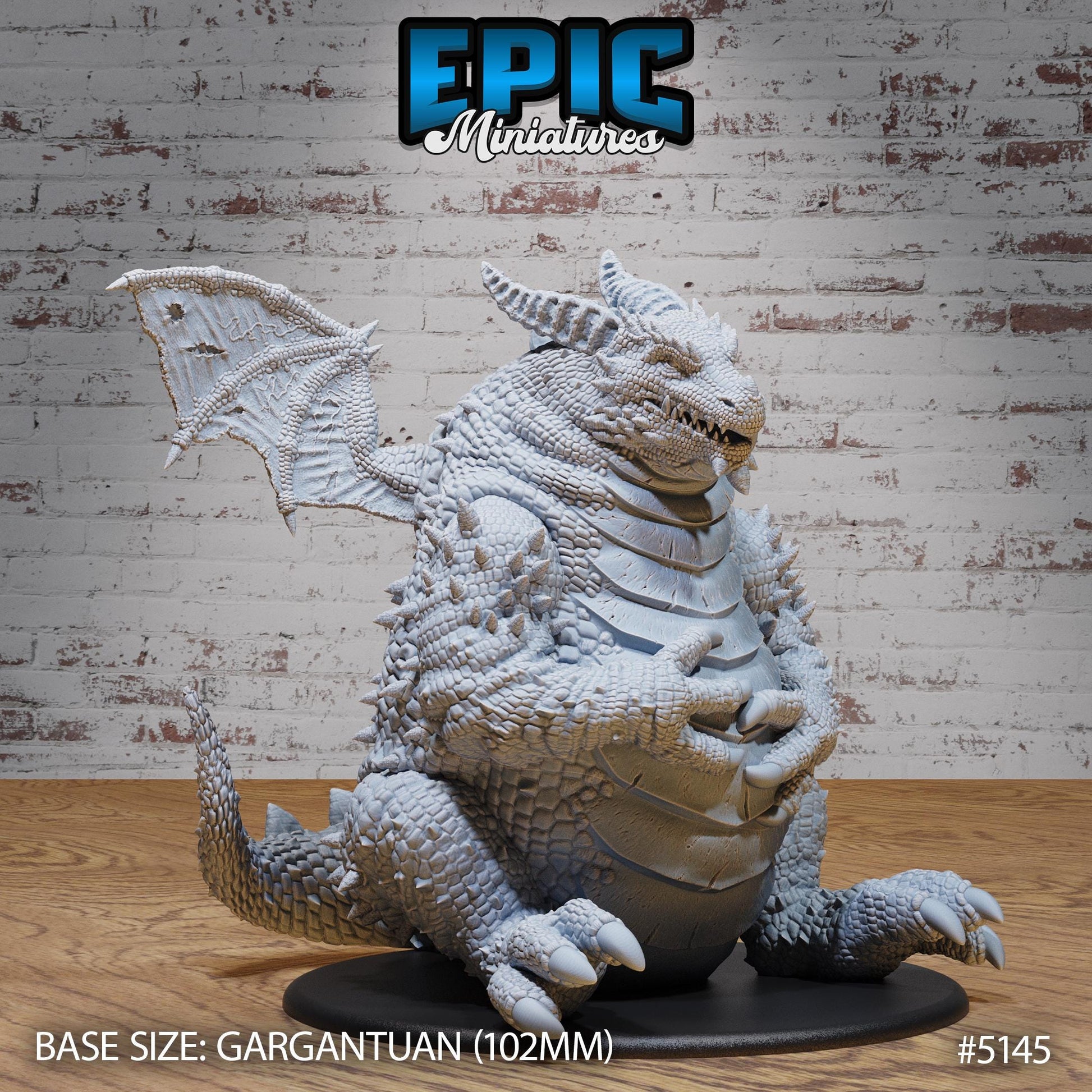 Fat Dragon (Gargantuan) | Premium DnD Miniatures | High Quality Resin | D&D RPG