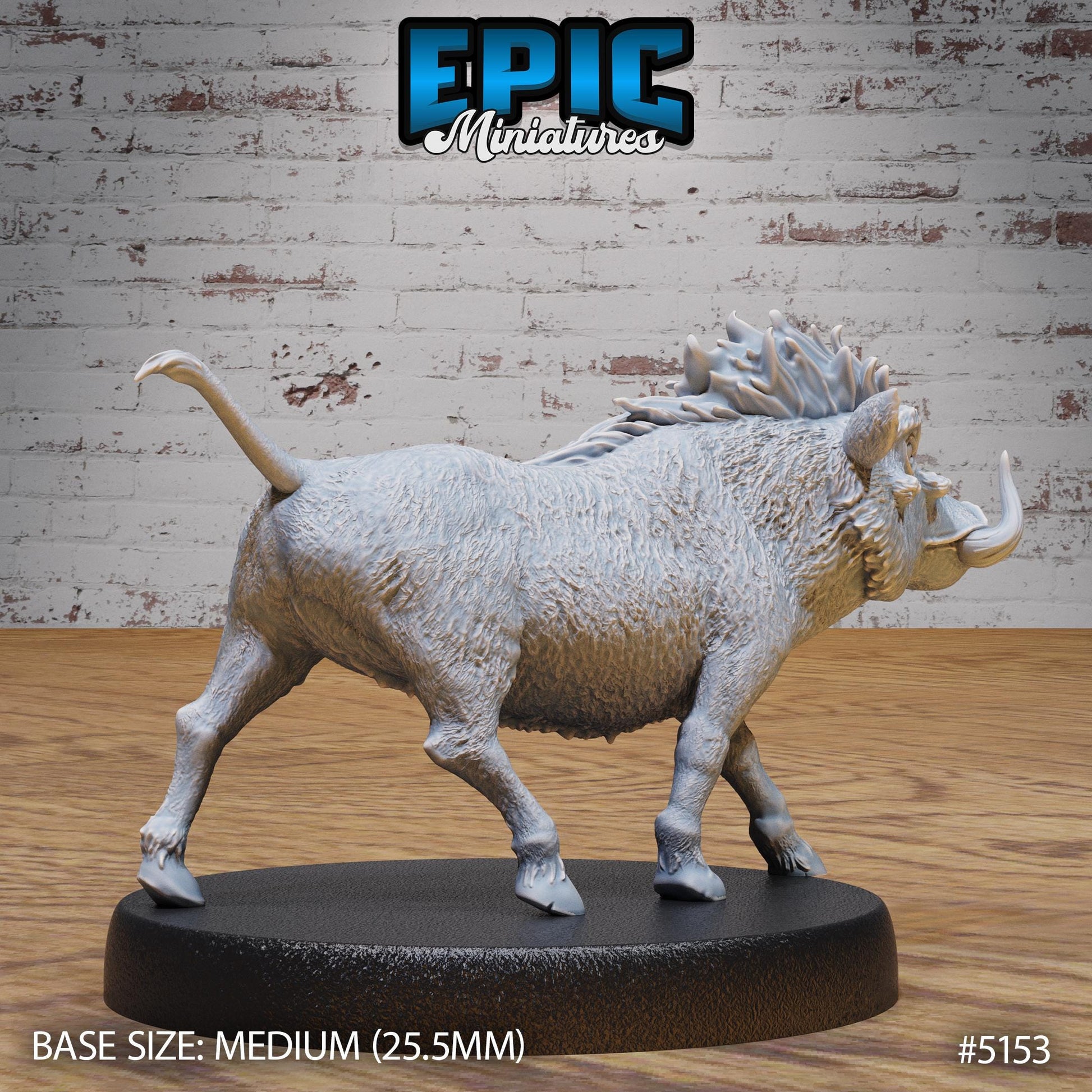 Warthog (Medium) | Premium DnD Miniatures | High Quality Resin | D&D RPG