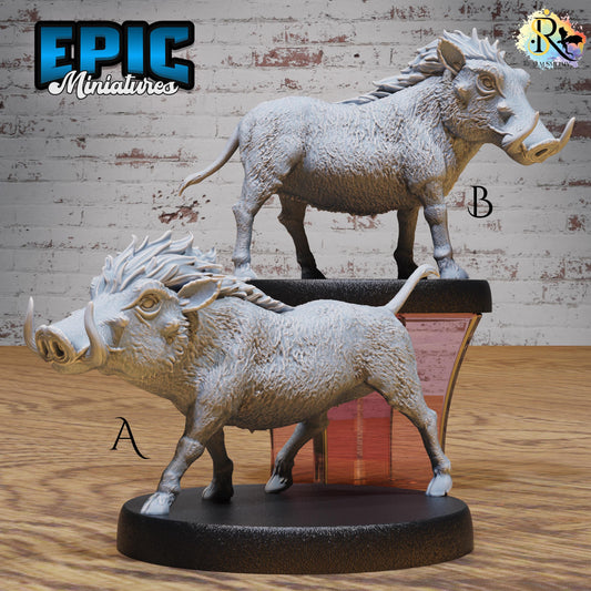 Warthog (Medium) | Premium DnD Miniatures | High Quality Resin | D&D RPG