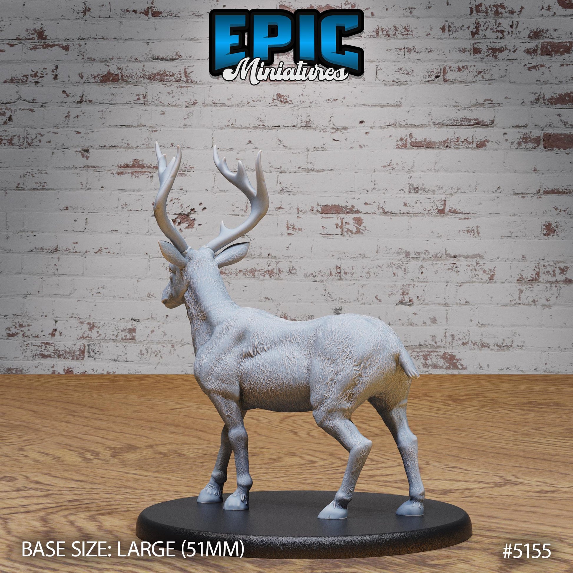 Deer (Medium) | Premium DnD Miniatures | High Quality Resin | D&D RPG