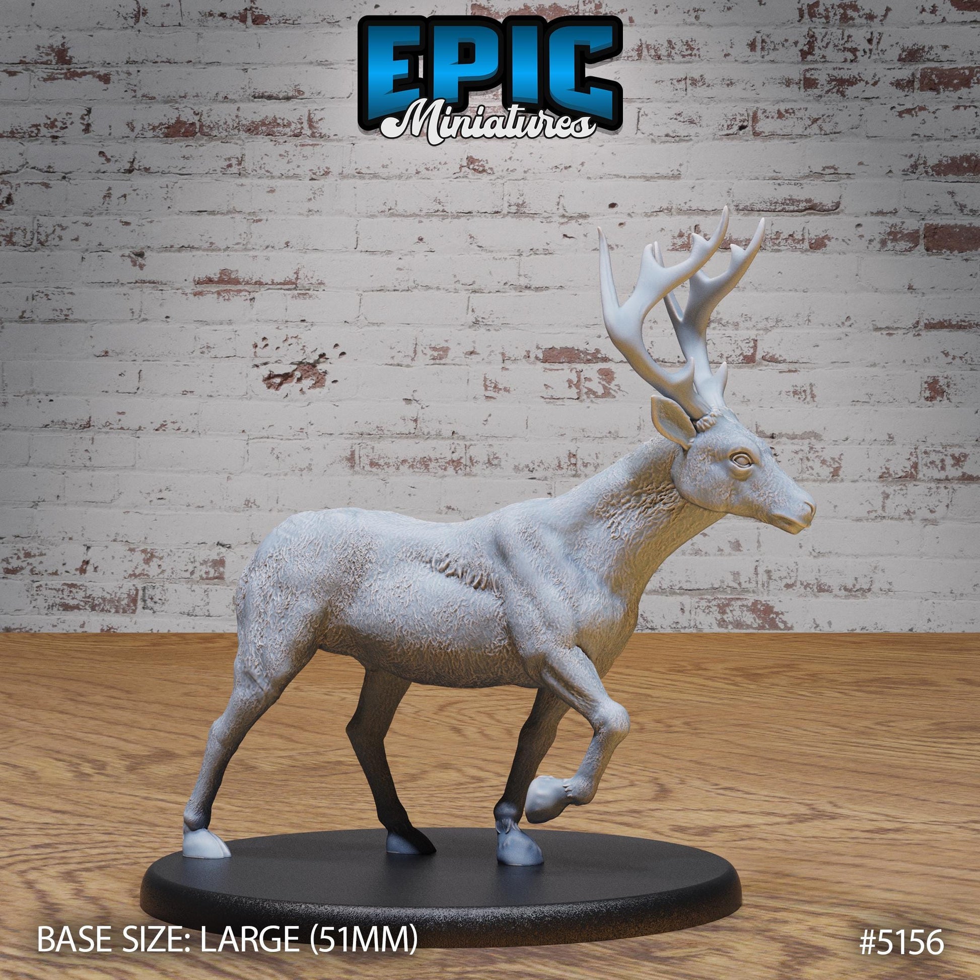 Deer (Medium) | Premium DnD Miniatures | High Quality Resin | D&D RPG