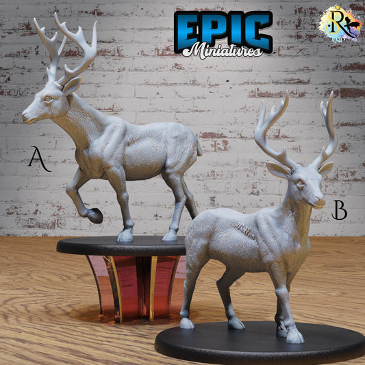 Deer (Medium) | Premium DnD Miniatures | High Quality Resin | D&D RPG