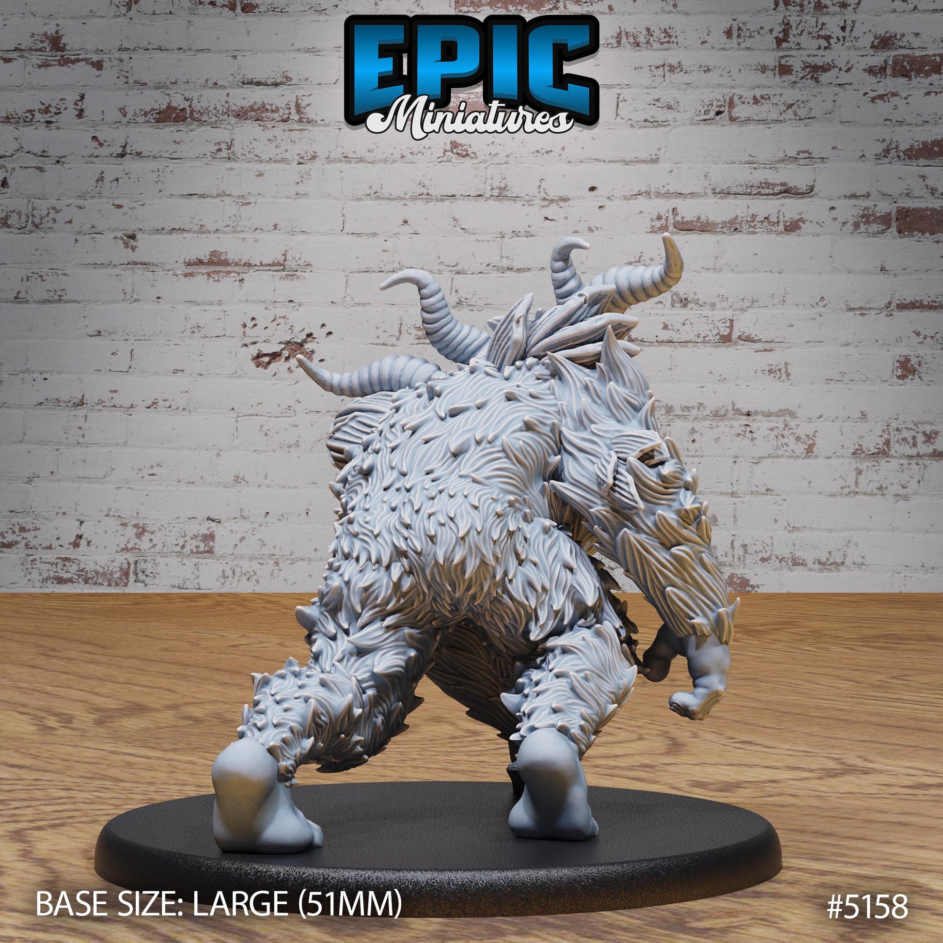 Old Yeti (Large) | Premium DnD Miniatures | High Quality Resin | D&D RPG