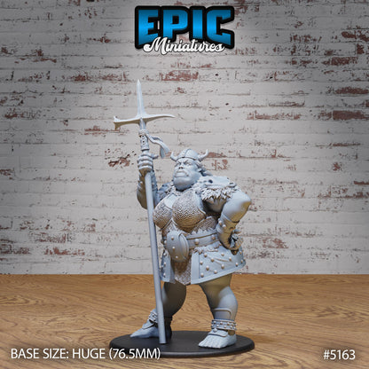 Hill Giantess (Huge) | Premium DnD Miniatures | High Quality Resin | D&D RPG