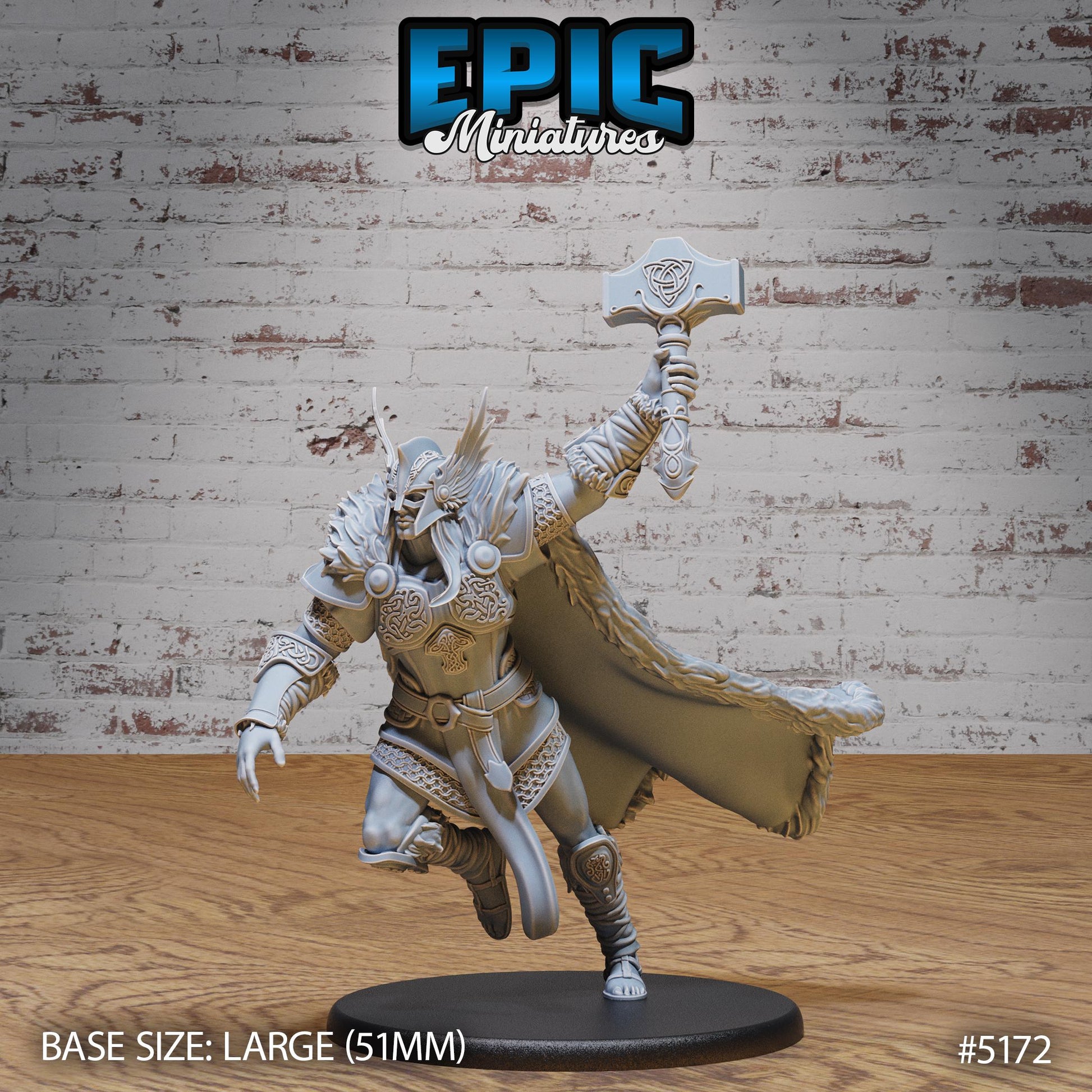 Thor Avatar (Large) | Premium DnD Miniatures | High Quality Resin | D&D RPG