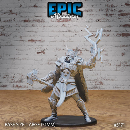 Thor Avatar (Large) | Premium DnD Miniatures | High Quality Resin | D&D RPG