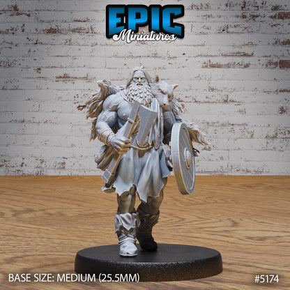 Berserker Viking (Medium) | Premium DnD Miniatures | High Quality Resin | D&D RPG
