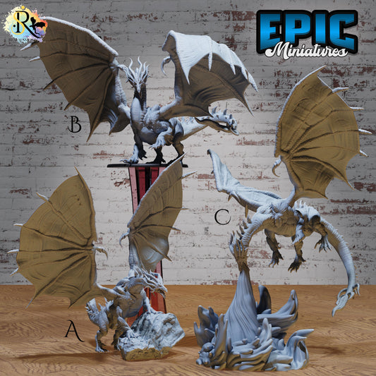 Beowulf Dragon (Huge + Wings) | Premium DnD Miniatures | High Quality Resin | D&D RPG