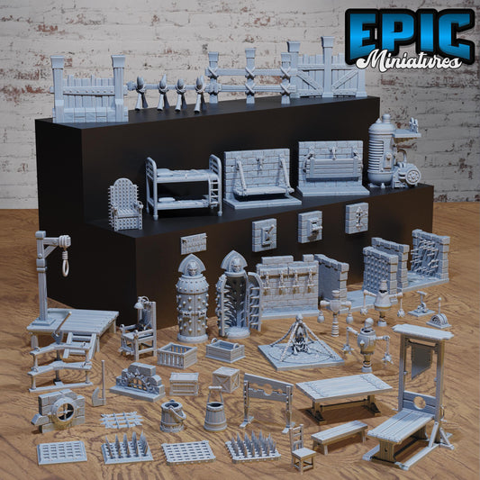 Prison Scatter - Bundle B | Premium DnD Miniatures | High Quality Resin | D&D RPG