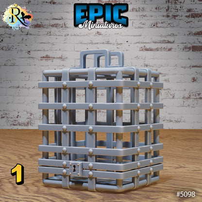 Prison Cages | Premium DnD Miniatures | High Quality Resin | D&D RPG