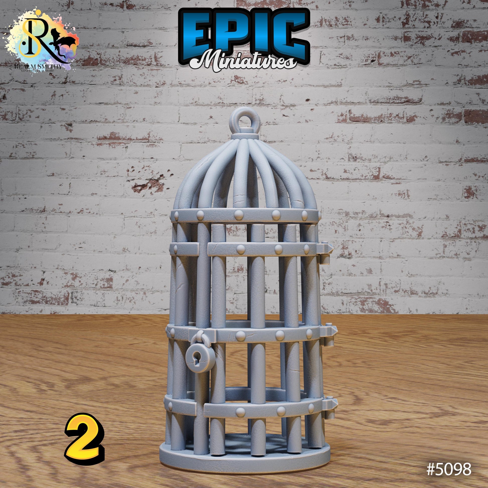 Prison Cages | Premium DnD Miniatures | High Quality Resin | D&D RPG