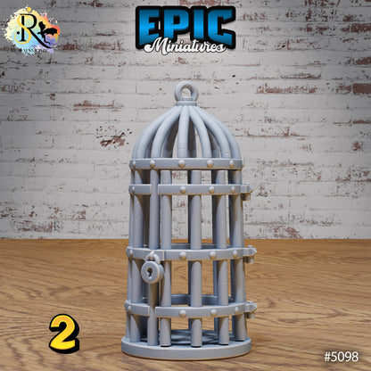 Prison Cages | Premium DnD Miniatures | High Quality Resin | D&D RPG