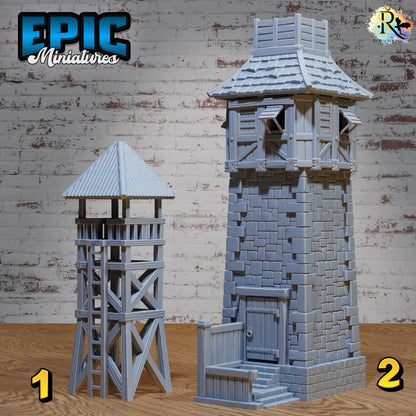 Prison Watch Tower | Premium DnD Miniatures | High Quality Resin | D&D RPG