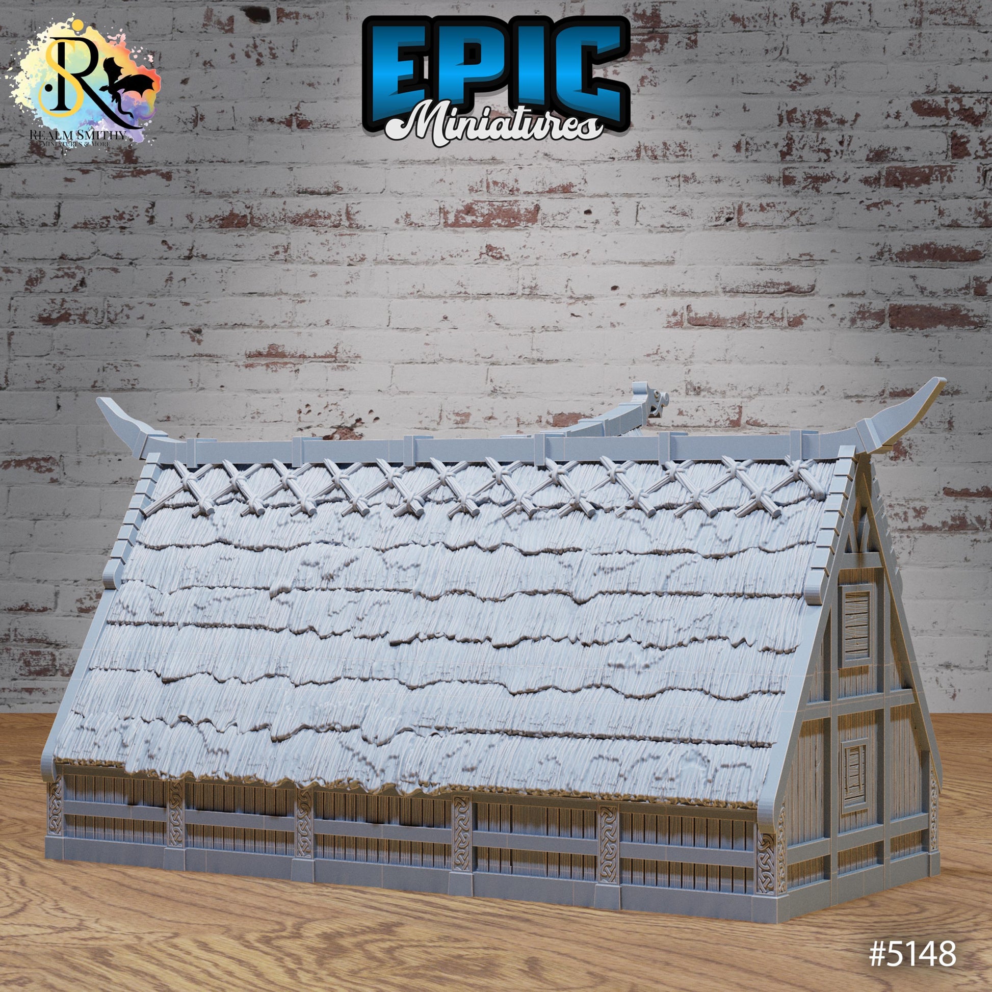 Viking House Large | Premium DnD Miniatures | High Quality Resin | D&D RPG