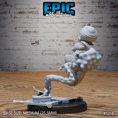 Cat Djinn (Medium) | #118 - Oriental Fortress - EPIC | Cat, Genie, Feline, Creature, Beast, Magic, Lamp, Cute, Cloud, Arabian