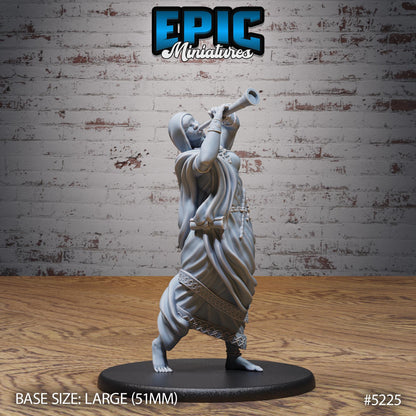 Mystic Mage (Large) | #118 - Oriental Fortress - EPIC | Female, Meditation, Buddha, Magic, Genie, Staff, Trumpet, Flute