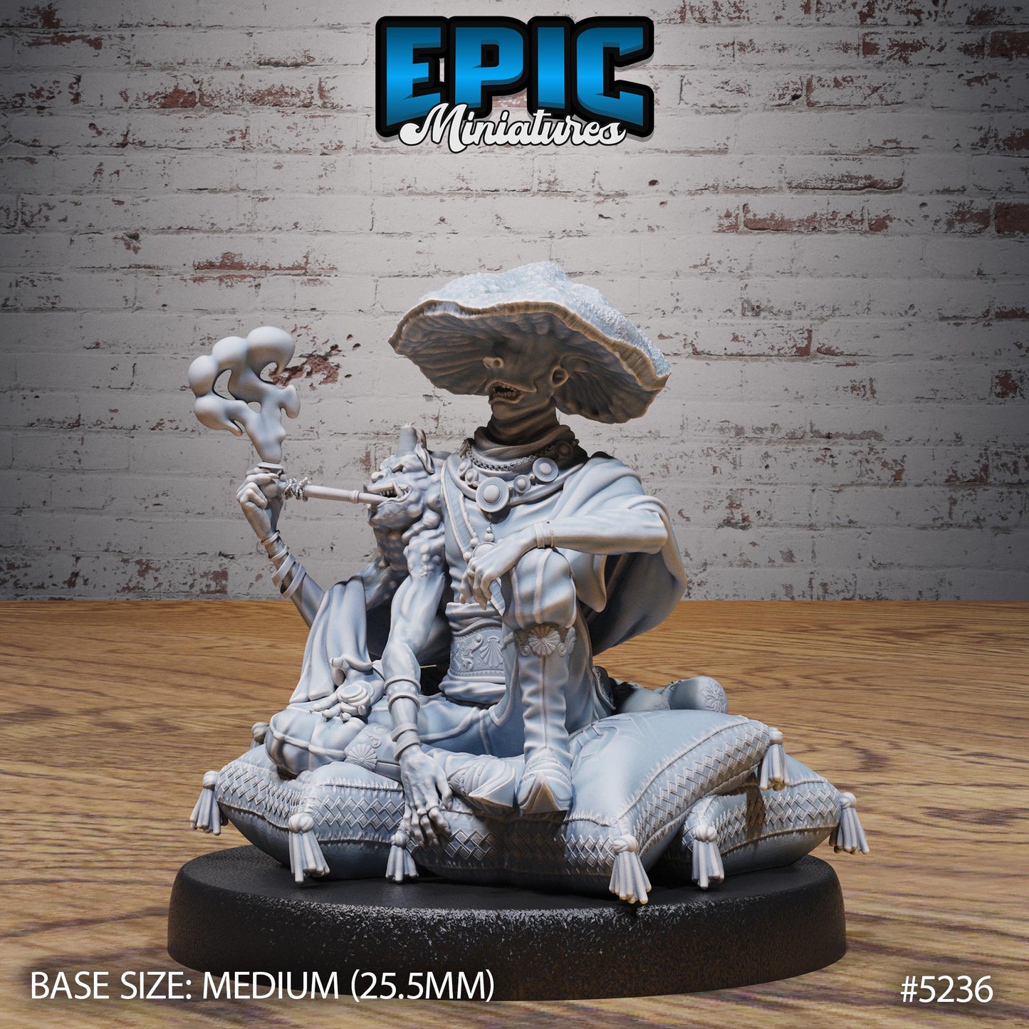 Oriental Fungi Merchant (Medium) | #118 - Oriental Fortress - EPIC | Mushroom, Myconid, Middle East Trader, Seller, NPC, Pipe