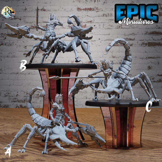 Scorpion Centaur Lady (Large) | #118 - Oriental Fortress - EPIC | Female, Crab, Spear, Sword, Lobster, Monster, Abomination