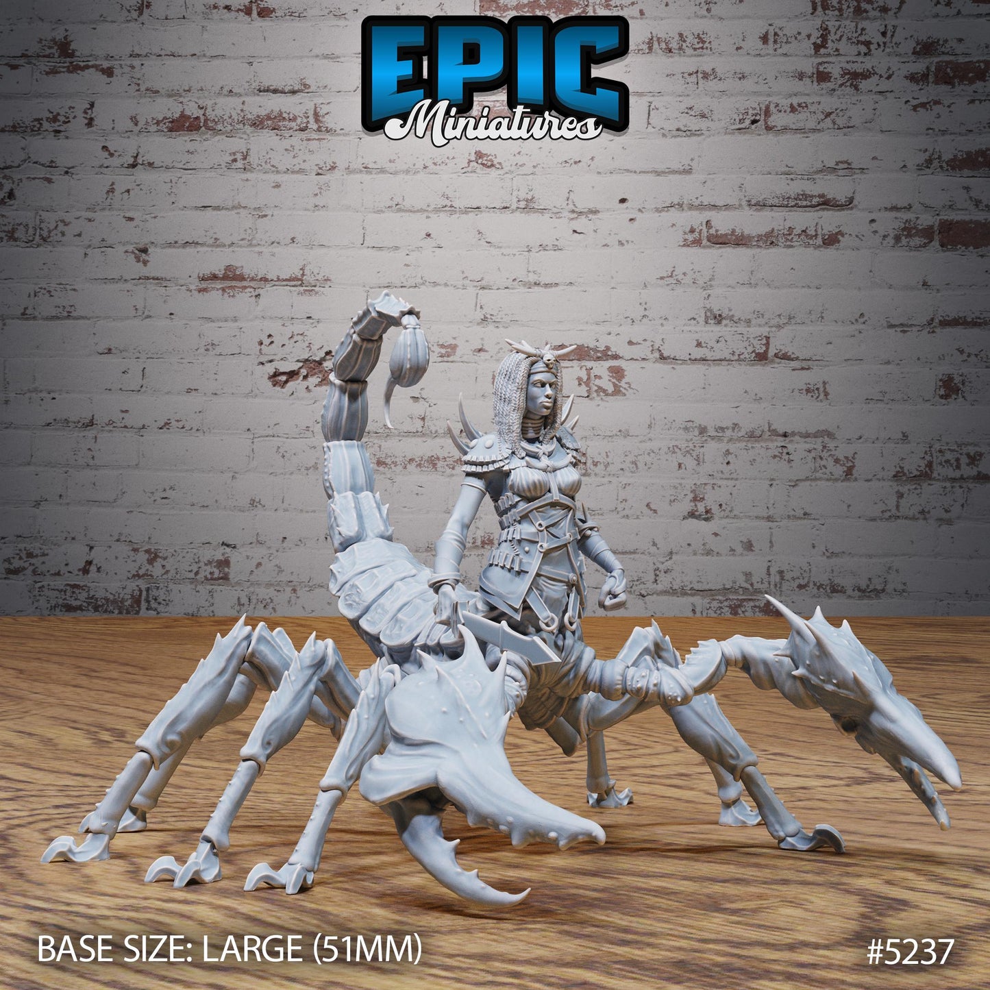 Scorpion Centaur Lady (Large) | #118 - Oriental Fortress - EPIC | Female, Crab, Spear, Sword, Lobster, Monster, Abomination