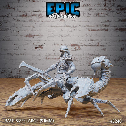 Scorpion Centaur Warrior (Large) | #118 - Oriental Fortress - EPIC | Male, Crab, Spear, Sword, Lobster, Monster, Abomination