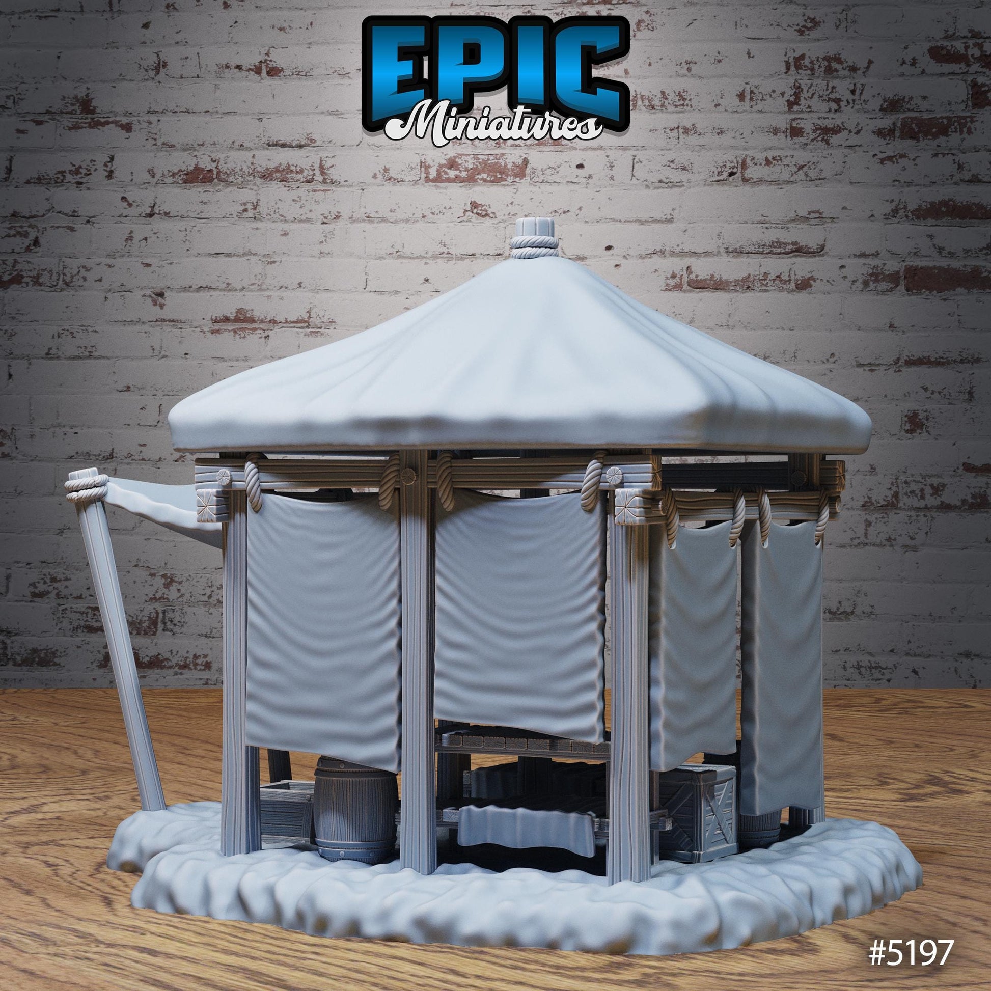 Oriental Merchant Tents | #118 - Oriental Fortress - EPIC | City, Buildings, Trader, Booth, Stand, Bananas,