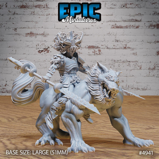 Asura Prince (Large) | Premium DnD Miniatures | High Quality Resin | Swords, Prince, Evil, Asia, Asian, Beast, Lion, Tiger, Possessed, Demon