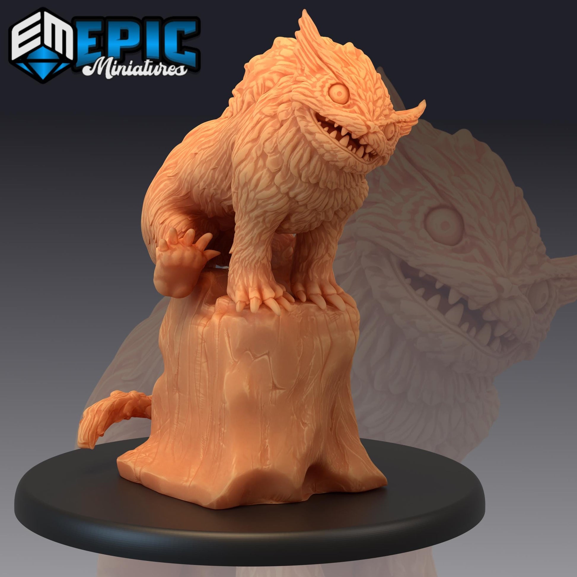 Owl Cat (Large) | #050 - Infested Woodlands | EPIC | 28mm