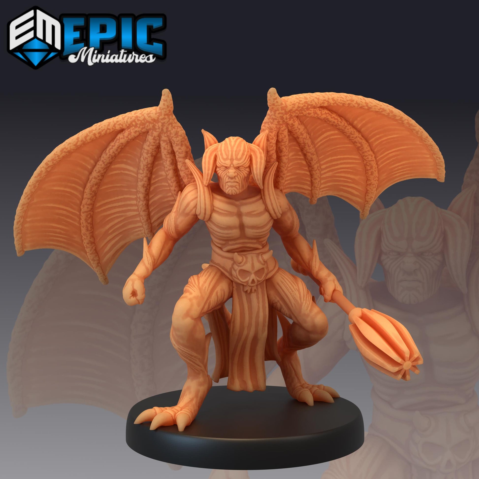 Winged Devil Army (Medium) | #047 - Deadly Sins | EPIC | 28mm