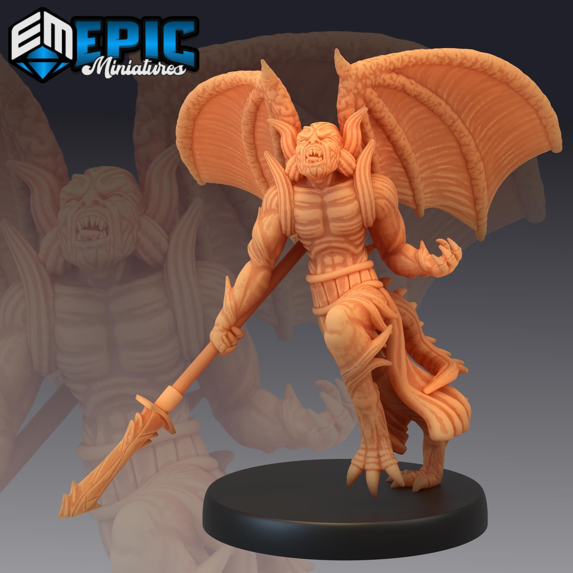 Winged Devil Army (Medium) | #047 - Deadly Sins | EPIC | 28mm