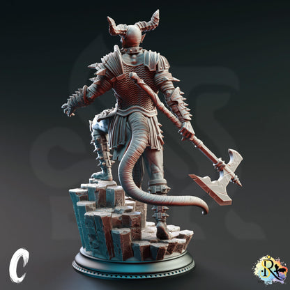 Demons of the Abyss - Nosmeni Warriors (Medium) | DM Stash | 32mm Scale | Devils & Divine Pack