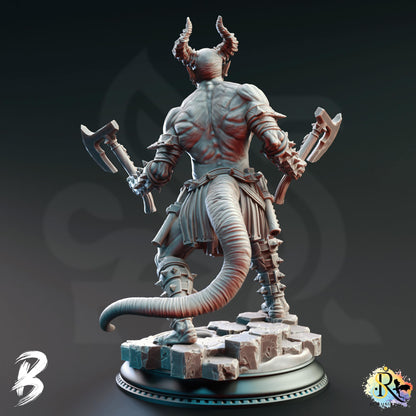 Demons of the Abyss - Nosmeni Warriors (Medium) | DM Stash | 32mm Scale | Devils & Divine Pack
