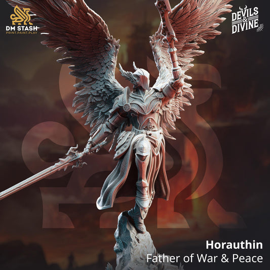 Horauthin - Father of War and Peace (Medium) | DM Stash | 32mm Scale | Devils & Divine Pack